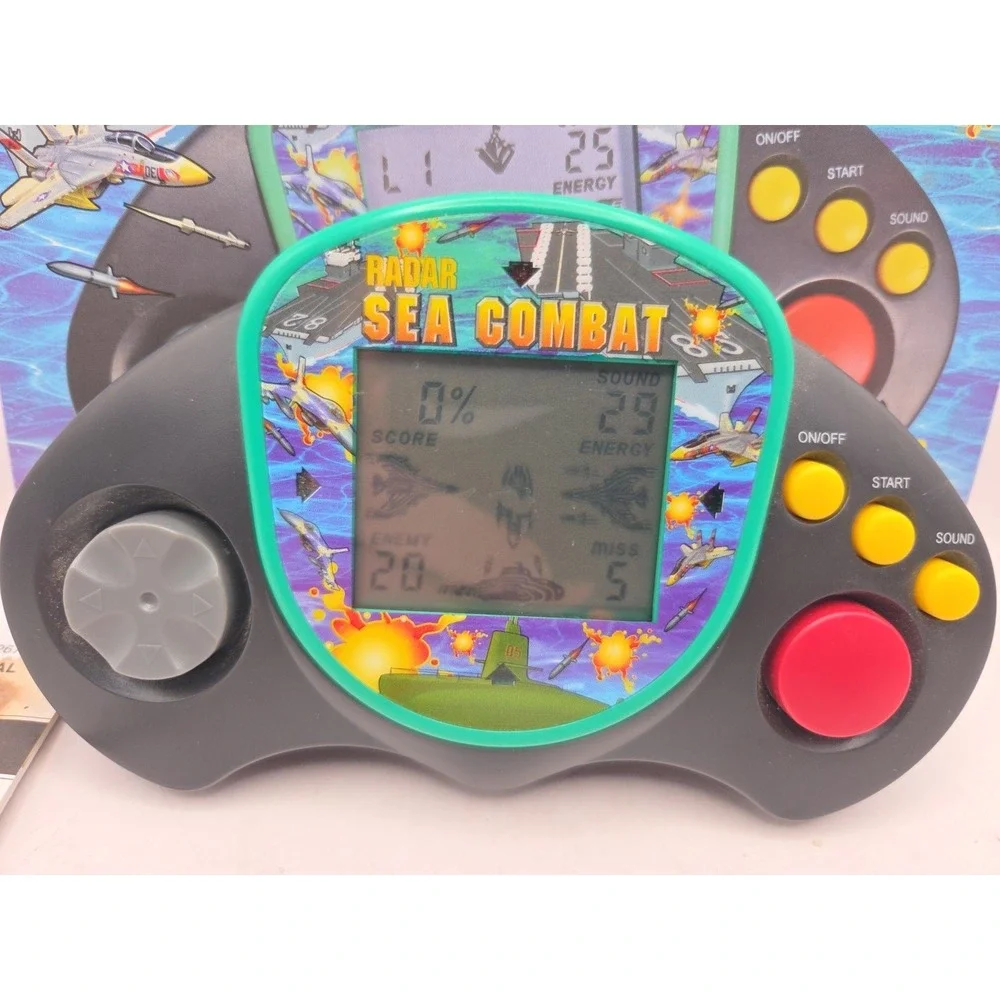 Vintage Radio Shack Electronic Radar Sea Combat Game Handheld Tested